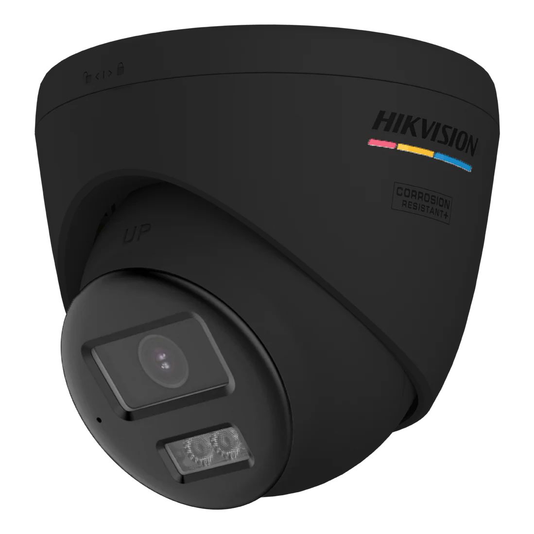 Hikvision POC + AoC Hybrid ColorVu 4K 8mp 40m Turret Dome with Microphone 2.8mm — alternate view